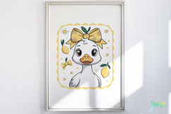 Preppy Lemon Summer Vibes PNG Product Image 5