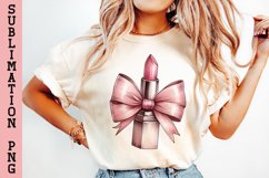 Coquette Pink Bow, Girly Png, BUNDLE Sublimation Design. Product Image 8