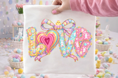 Love Easter PNG, Happy Easter PNG, Easter Preppy PNG Product Image 2