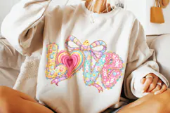 Love Easter PNG, Happy Easter PNG, Easter Preppy PNG Product Image 5
