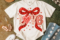 Love Coquette PNG, Valentine's Day PNG, Xoxo PNG, Cupid PNG Product Image 1
