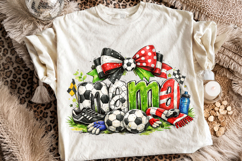 Retro Soccer Mama PNG, Soccer PNG Sublimation, Soccer Ball Product Image 1