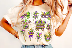 Mardi Gras PNG Sublimation, Fleur De Lis PNG, King Cake PNG Product Image 2