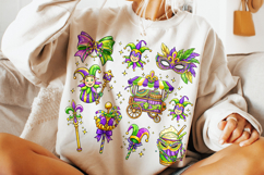 Mardi Gras PNG Sublimation, Fleur De Lis PNG, King Cake PNG Product Image 3