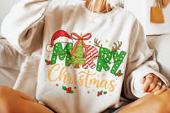 Merry Christmas PNG, Holiday PNG, Christmas Tree PNG, Santa Product Image 2