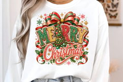 Coquette Merry Christmas Png Product Image 2