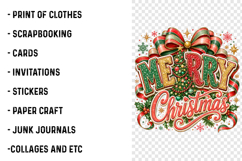 Coquette Merry Christmas Png Product Image 3