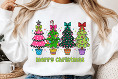 Coquette Merry Christmas Tree PNG Product Image 2
