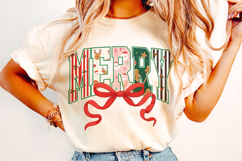 Merry Christmas PNG, Christmas Coquette PNG, Holiday PNG Product Image 3