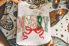Merry Christmas PNG, Christmas Coquette PNG, Holiday PNG Product Image 4