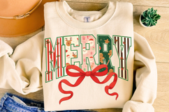 Merry Christmas PNG, Christmas Coquette PNG, Holiday PNG Product Image 5