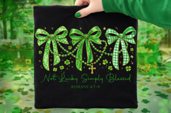 Not Lucky Simply Blessed PNG, St Patrick's Day Christian PNG Product Image 7