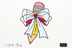 School Pencil Doodle PNG | Back To School PNG Product Image 4