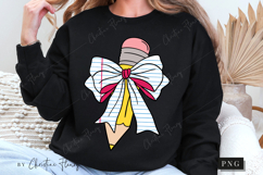 School Pencil Doodle PNG | Back To School PNG Product Image 6