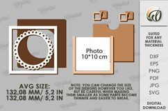 Coquette Photo Frame Laser Cut. Picture Frame SVG Product Image 2