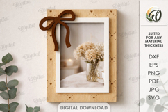 Coquette Photo Frames Bundle Laser Cut. Picture Frame SVG Product Image 8