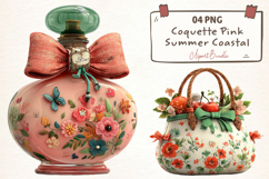Coquette Pink Summer Coastal Whimsical Product Image 1