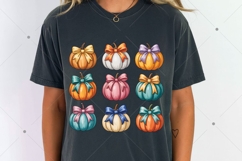 Coquette Pumpkin PNG, Fall Pumpkin PNG, Pumpkin Coquette Bow Product Image 3