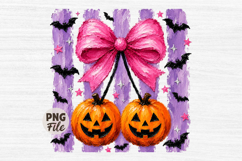 Coquette Pumpkin Png, Fall Pumpkin Pink Png Product Image 1
