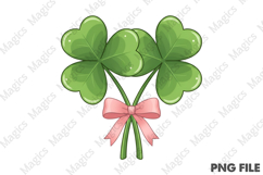 Coquette Shamrock St Patrick Png Product Image 1