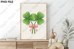 Coquette Shamrock St Patrick Png Product Image 3