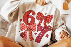 Six Seven Valentine's Day PNG, Be Mine, Xoxo Png, Coquette Product Image 1