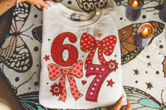 Six Seven Valentine's Day PNG, Be Mine, Xoxo Png, Coquette Product Image 3