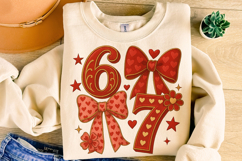 Six Seven Valentine's Day PNG, Be Mine, Xoxo Png, Coquette Product Image 3