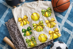 Softball Coquette Bow PNG Sublimation Design, Softball Mama Product Image 2