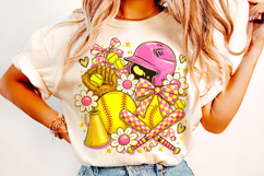 Softball Coquette Bow PNG, Game Day PNG, Softball Mama PNG Product Image 3