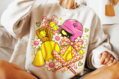 Softball Coquette Bow PNG, Game Day PNG, Softball Mama PNG Product Image 4