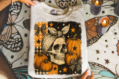 Halloween Skull Coquette Bow PNG, Halloween PNG, Spooky PNG Product Image 3
