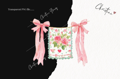 Watercolor Coquette Spring Clipart | Spring PNG Product Image 3