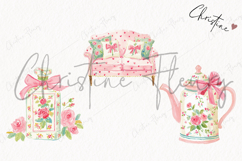 Watercolor Coquette Spring Clipart | Spring PNG Product Image 3