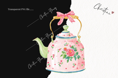 Watercolor Coquette Spring Clipart | Spring PNG Product Image 2
