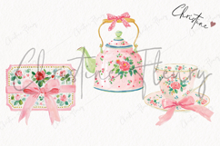 Watercolor Coquette Spring Clipart | Spring PNG Product Image 3
