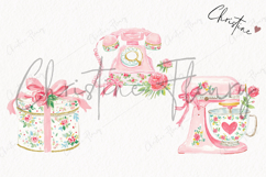 Watercolor Coquette Spring Clipart | Spring PNG Product Image 3