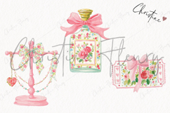 Watercolor Coquette Spring Clipart | Spring PNG Product Image 3