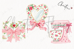 Watercolor Coquette Spring Clipart | Spring PNG Product Image 3
