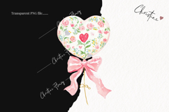 Watercolor Coquette Spring Clipart | Spring PNG Product Image 2