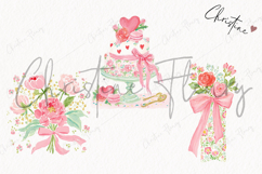 Watercolor Coquette Spring Clipart | Spring PNG Product Image 3