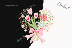 Watercolor Coquette Spring Clipart | Spring PNG Product Image 2