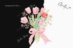 Watercolor Coquette Spring Clipart | Spring PNG Product Image 2