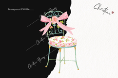 Watercolor Coquette Spring Clipart | Spring PNG Product Image 2
