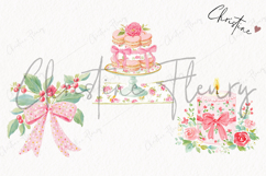 Watercolor Coquette Spring Clipart | Spring PNG Product Image 3