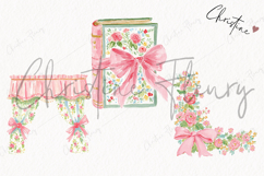Watercolor Coquette Spring Clipart | Spring PNG Product Image 3