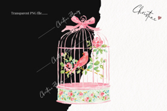 Watercolor Coquette Spring Clipart | Spring PNG Product Image 2