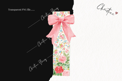Watercolor Coquette Spring Clipart | Spring PNG Product Image 2