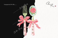 Watercolor Coquette Spring Clipart | Spring PNG Product Image 2