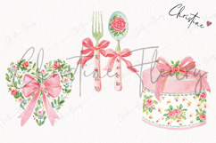 Watercolor Coquette Spring Clipart | Spring PNG Product Image 3